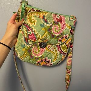 Vera Bradley Quilted Paisley Print Crossbody Purse
